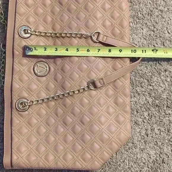 Vera Neumann leather tote purse, camel color - Picture 13 of 13